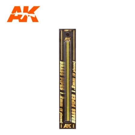 AK Interactive Building Materials - Brass Pipes 1.2mm (5) - AK9111