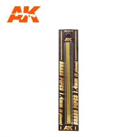 AK Interactive Building Materials - Brass Pipes 1.4mm (5) - AK9113