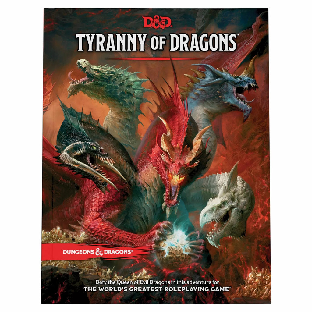 D&D Dungeons & Dragons Tyranny of Dragons Hardcover - Evergreen Cover