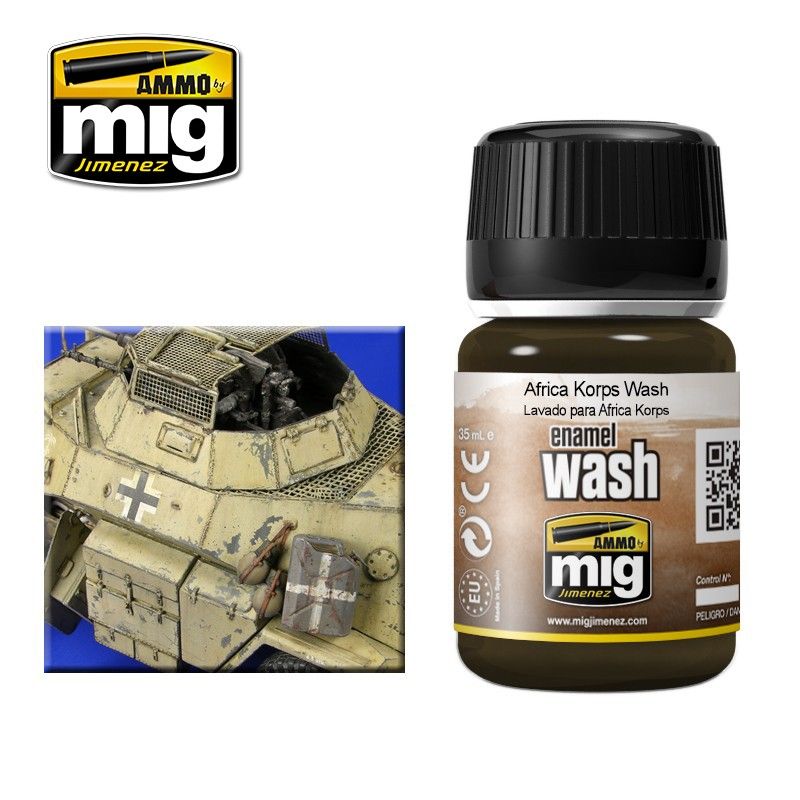 Ammo - AMIG1001 - Enamel Washes Afrika Korps Wash 35ml