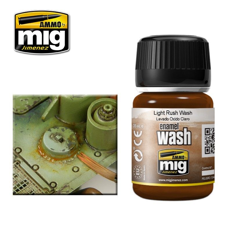 Ammo - AMIG1004 - Enamel Washes Light Rust Wash 35ml