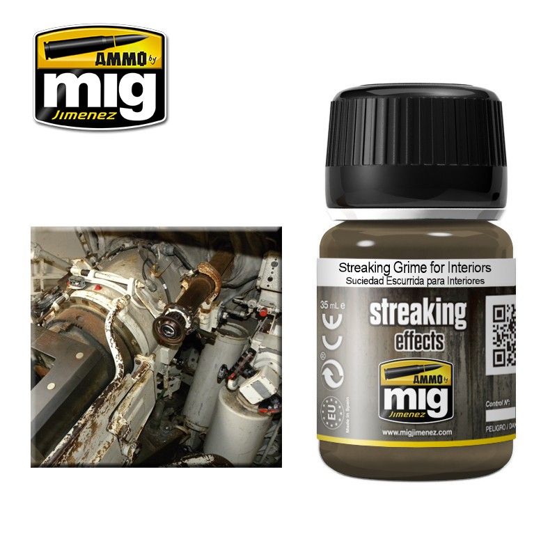 Ammo by MIG Enamel Streaking Effects Streaking Grime for Interiors 35ml