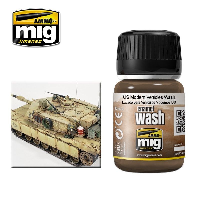 Ammo - AMIG1007 - Enamel Washes US Modern Vehicles Wash 35ml