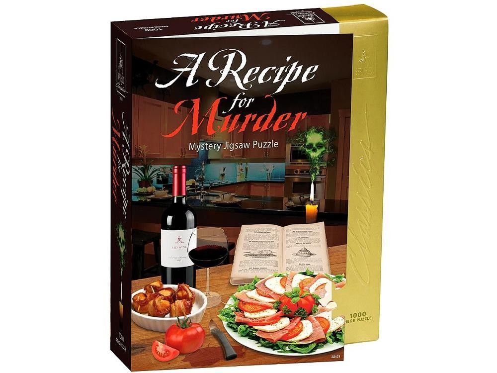 Murder Mystery Jigsaw Puzzles A Recipe for Murder