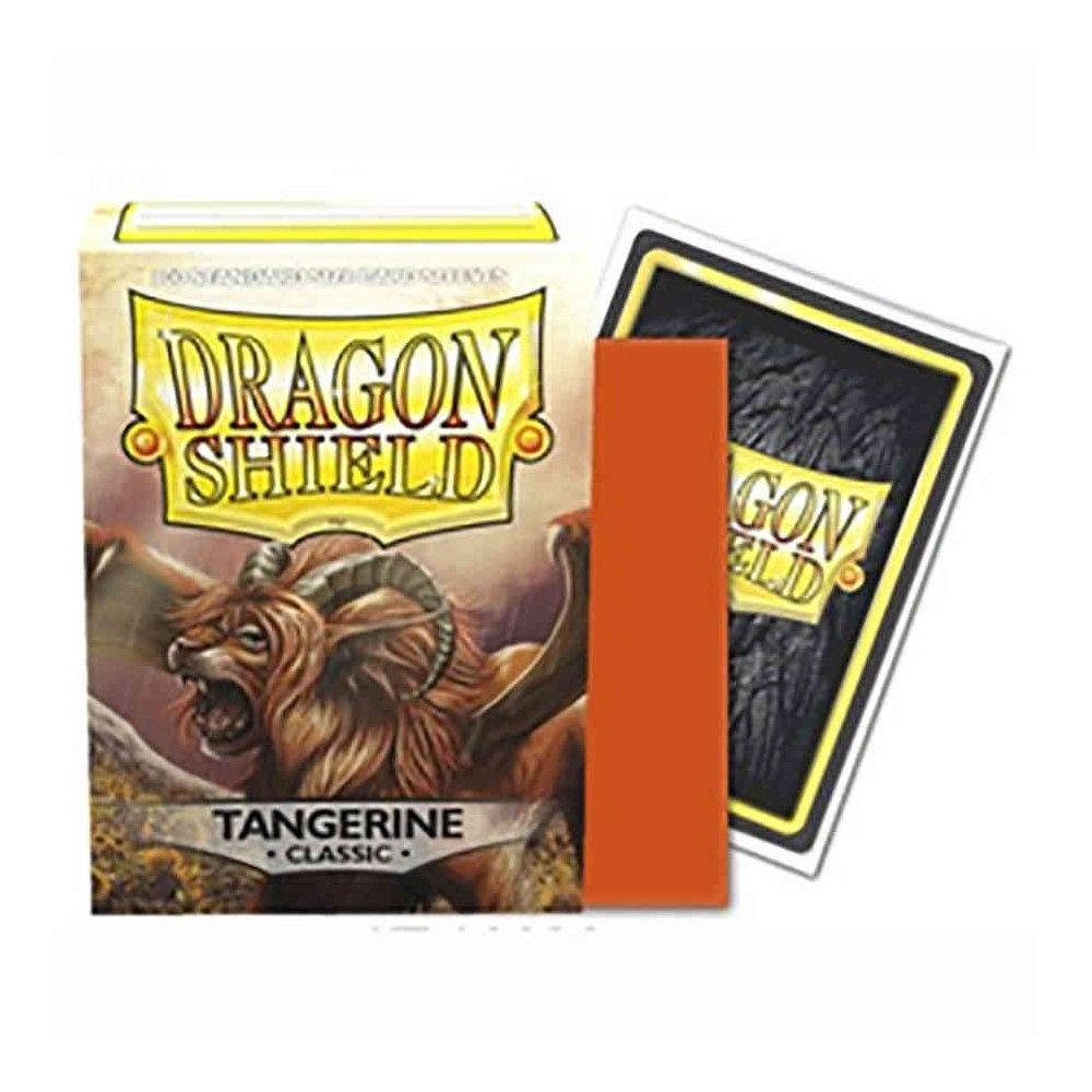 Dragon Shield - Sleeves - Box 100 - Tangerine