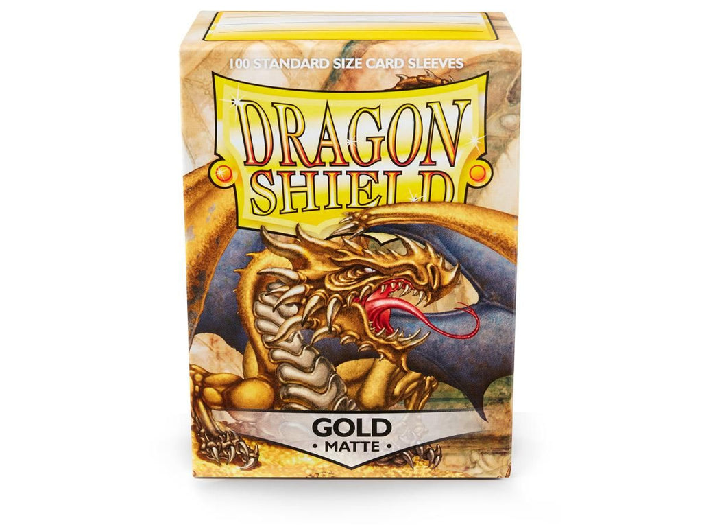 Dragon Shield - Sleeves - Box 100 - Gold MATTE