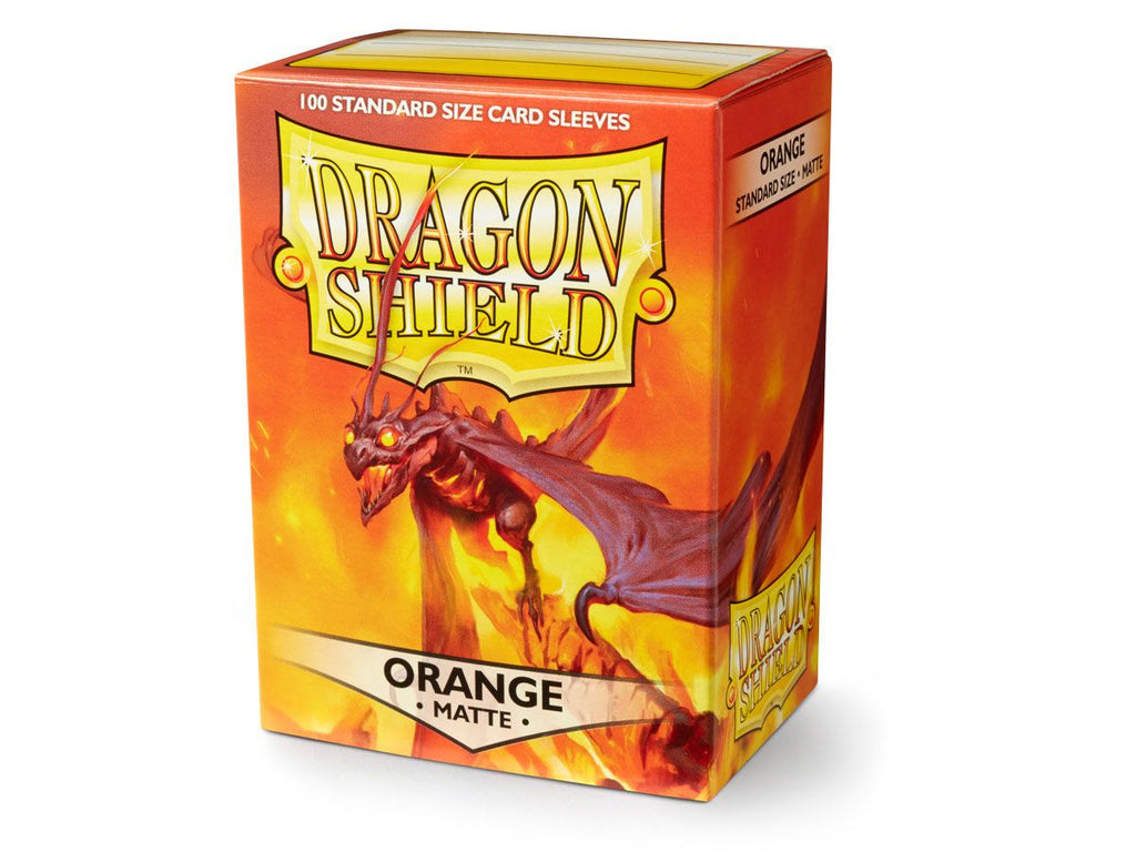 Dragon Shield - Sleeves - Box 100 - Orange MATTE