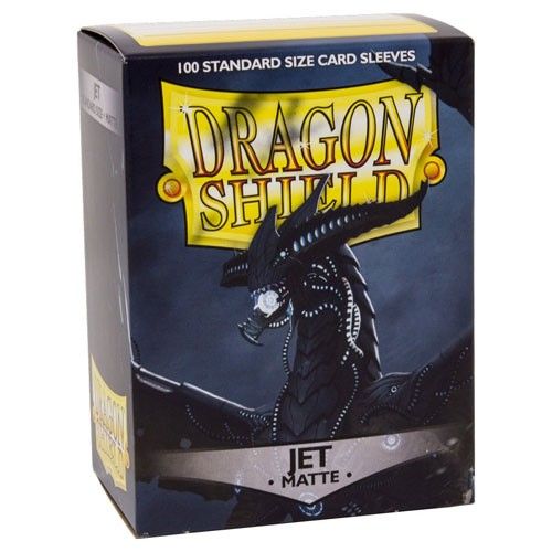 Dragon Shield - Sleeves - Box 100 - Jet MATTE - Standard Size