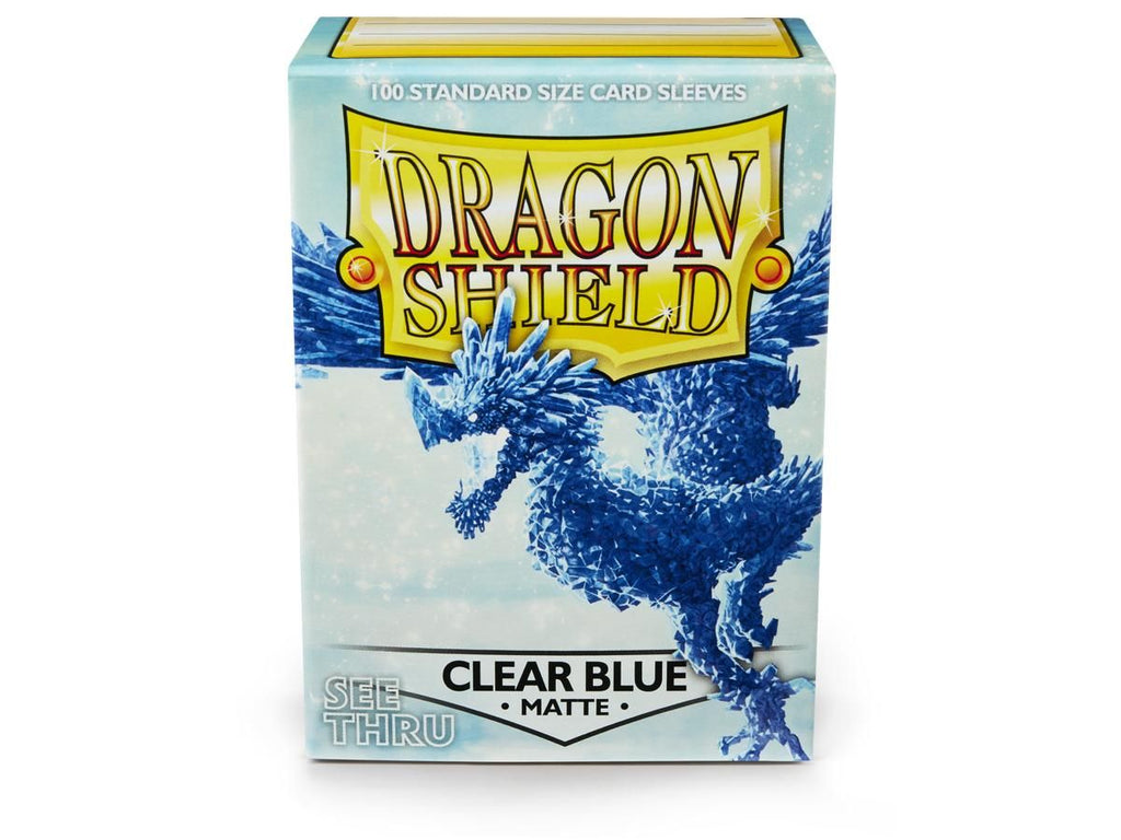 Dragon Shield - Sleeves - Box 100 - Clear Blue MATTE