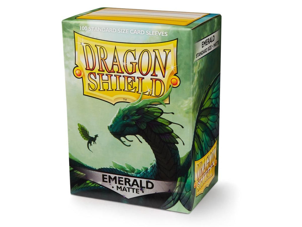 Dragon Shield - Sleeves - Box 100 - Matte Emerald