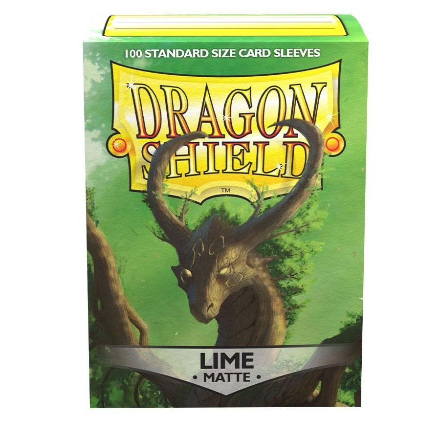 Dragon Shield - Sleeves - Box 100 - Matte Olive