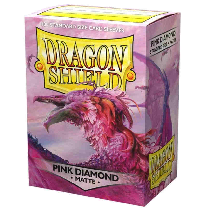 Dragon Shield - Sleeves - Box 100 - Pink Diamond MATTE