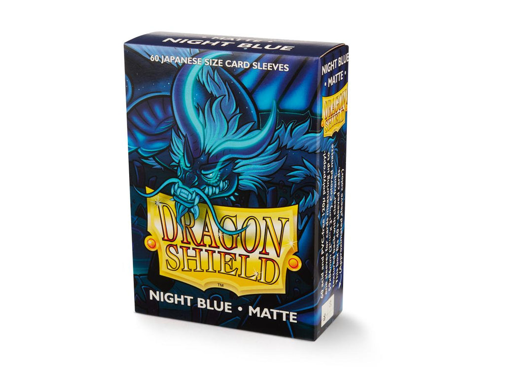 Dragon Shield - Sleeves - Japanese - Box 60 - Night Blue Matte