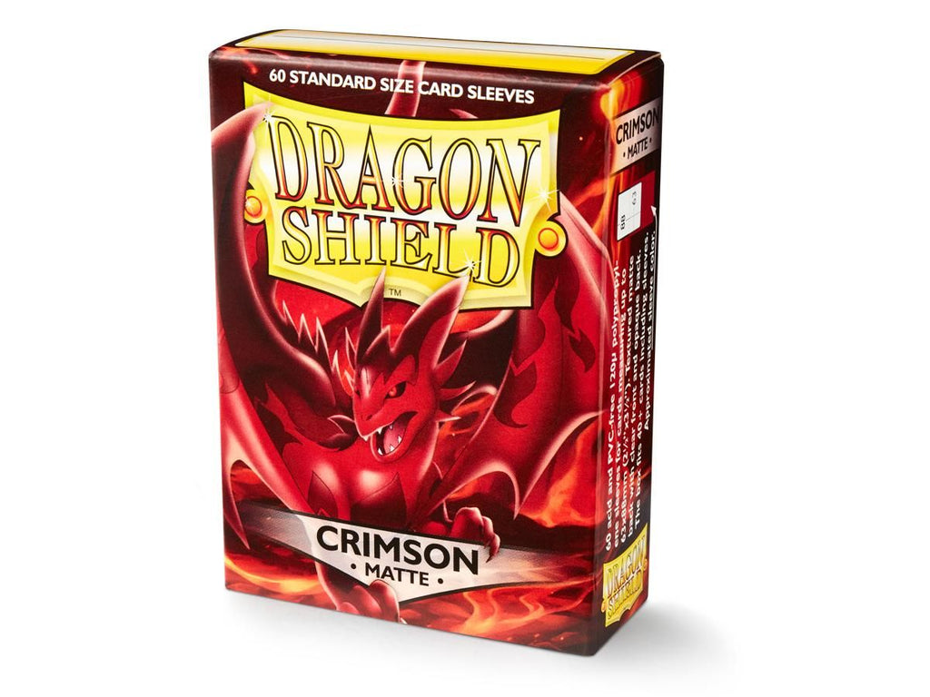 Dragon Shield - Sleeves - Box 60 - Matte Crimson