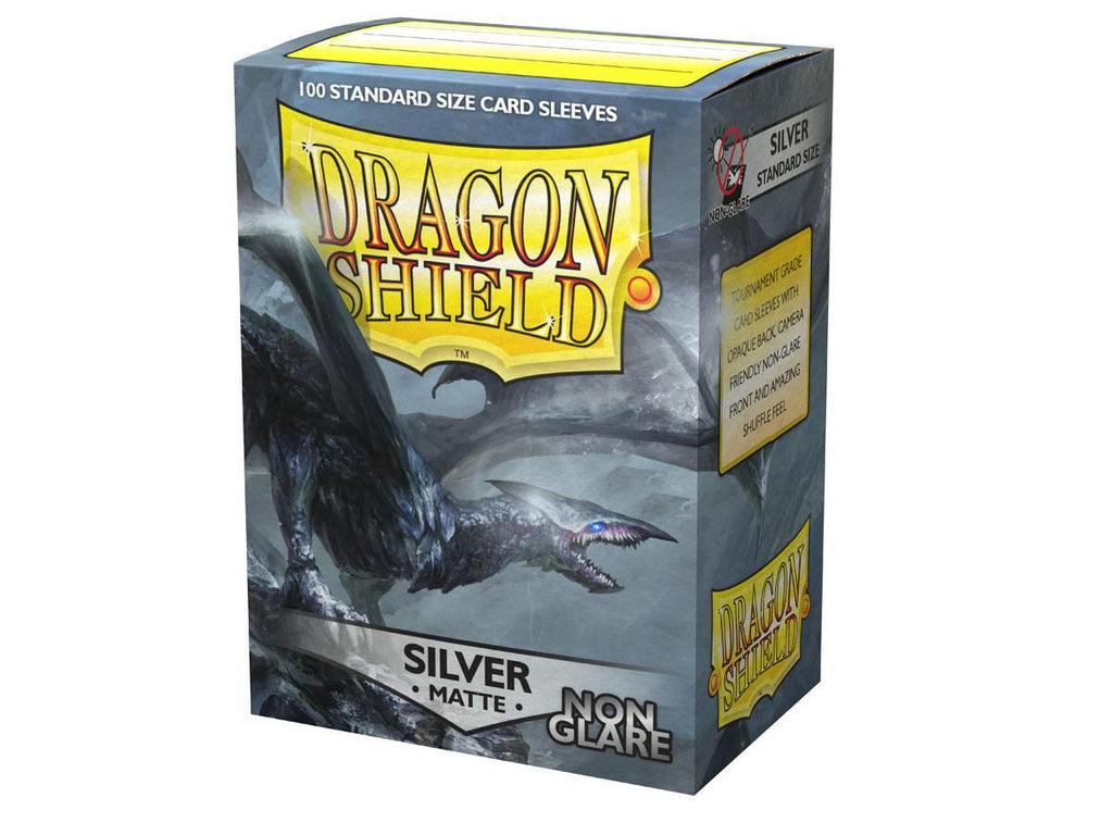 Dragon Shield - Sleeves - Box 100 - Non Glare - Silver