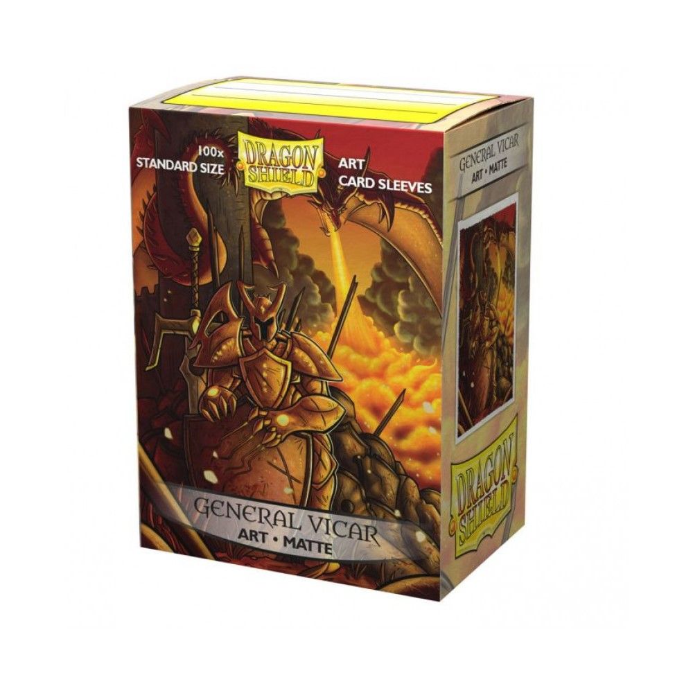 Dragon Shield - Sleeves - Box 100 - MATTE Art - General Vicar