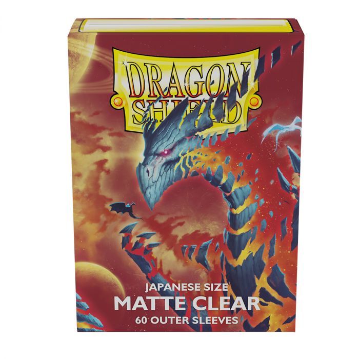 Dragon Shield - Sleeves - Japanese - Box 60 - Matte Clear Outer Sleeves