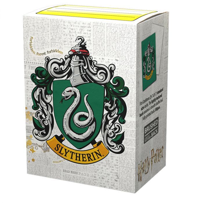 Dragon Shield - Sleeves - Box 100 - MATTE Art - WizardingWorld Slytherin