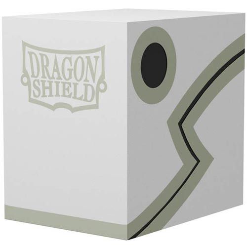 Dragon Shield - Deck Box - Double Shell - White/Black