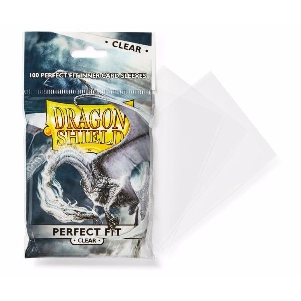 Dragon Shield - Sleeves - Perfect Fit 100/pack Clear