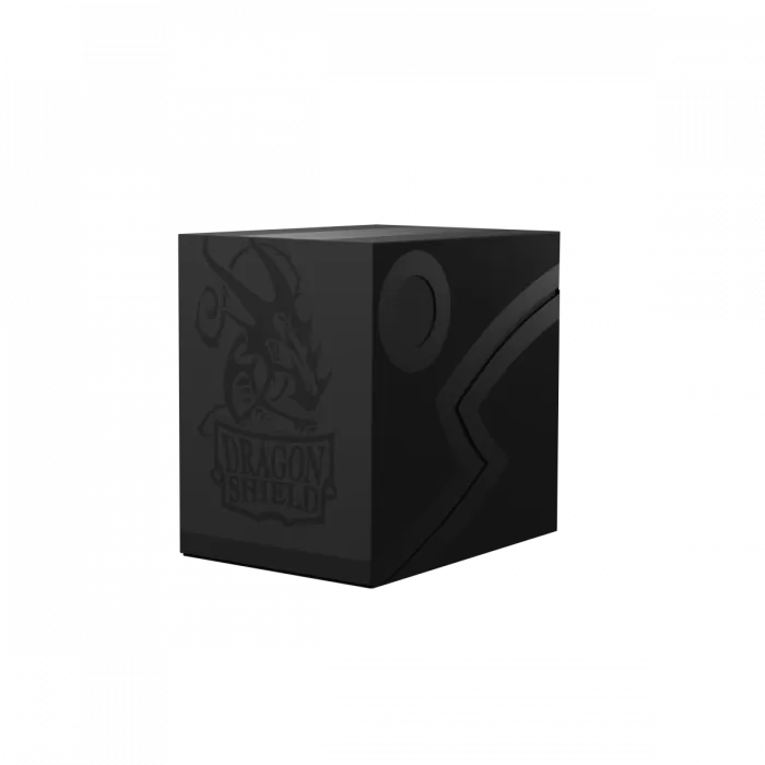 Dragon Shield - Deck Box - Revised Double Shell - Shadow Black/Black