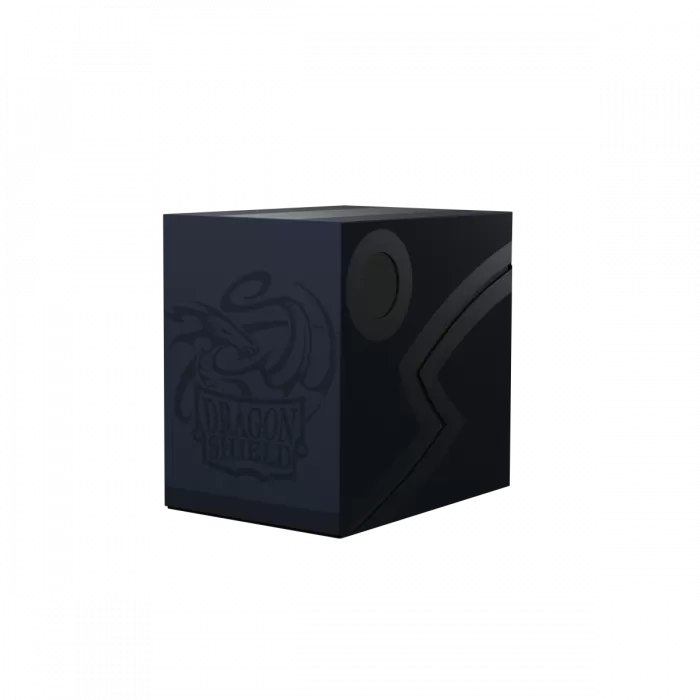 Dragon Shield - Deck Box - Revised Double Shell - Midnight Blue/Black