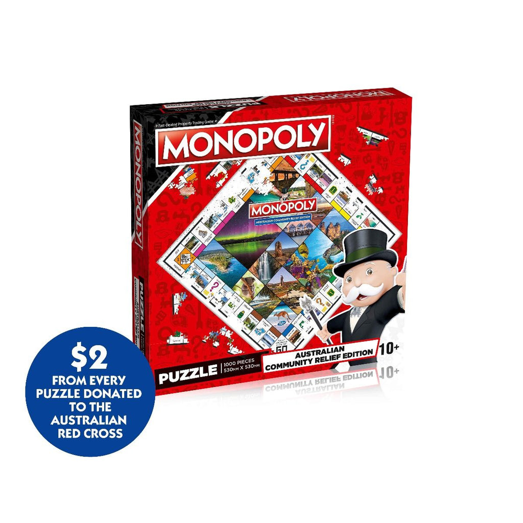 Monopoly Australian Community Relief Puzzle 1000pc