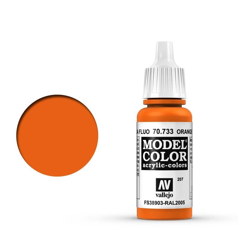 Vallejo Model Colour - Fluorescent Orange 17 ml