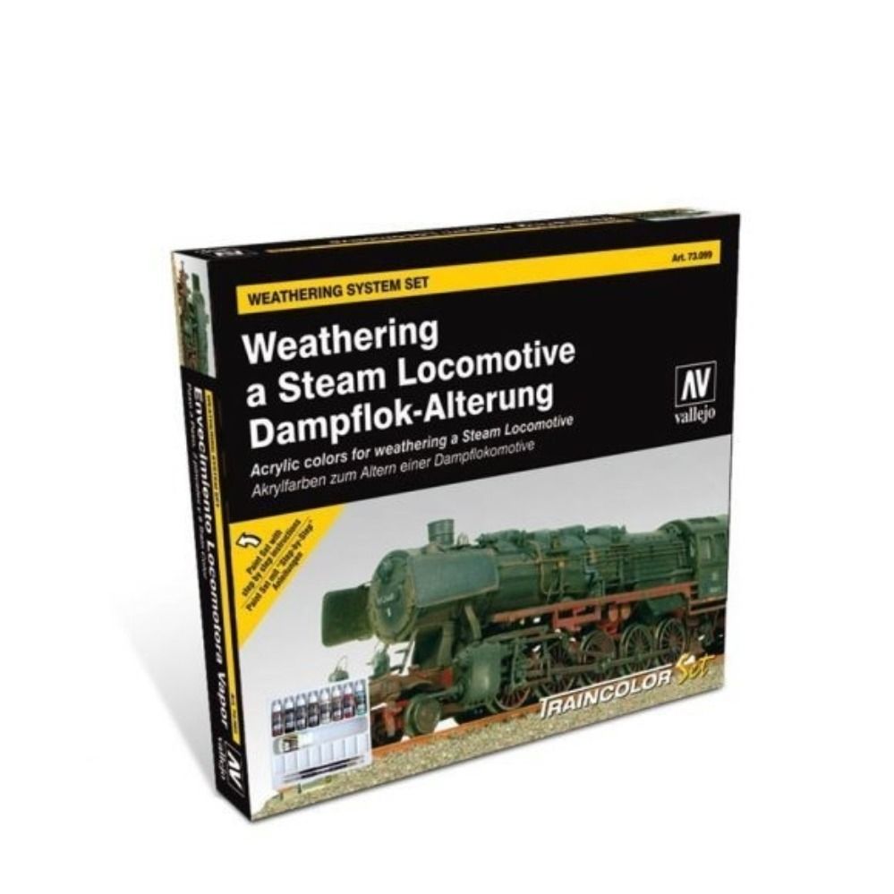 Vallejo Model Colour - Box Set Weathering a Steam Locomotive