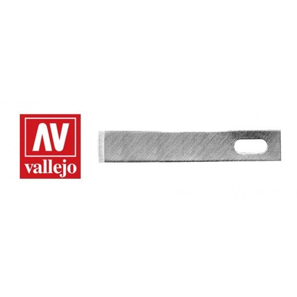 Vallejo - T06004 - Hobby Tools - #17 Chiselling Blades (5) - For No.1 Handle