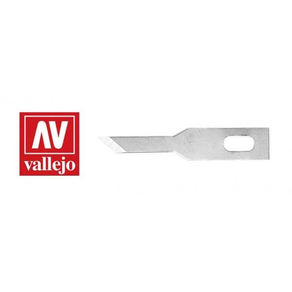 Vallejo - T06005 - Hobby Tools - #68 Stencil Edge Blades (5) - For No.1 Handle