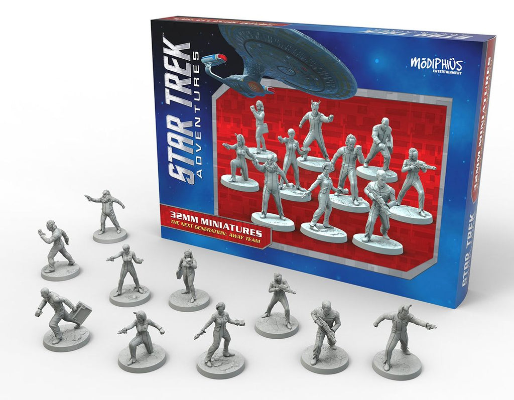 Star Trek Adventures RPG - Next Generation Away Team Miniatures Set