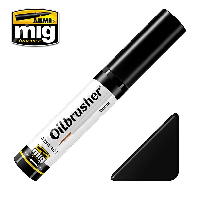 Ammo by MIG Oilbrusher Black