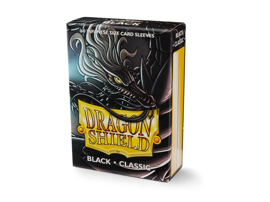 Dragon Shield - Sleeves - Japanese - Box 60 - Classic Black