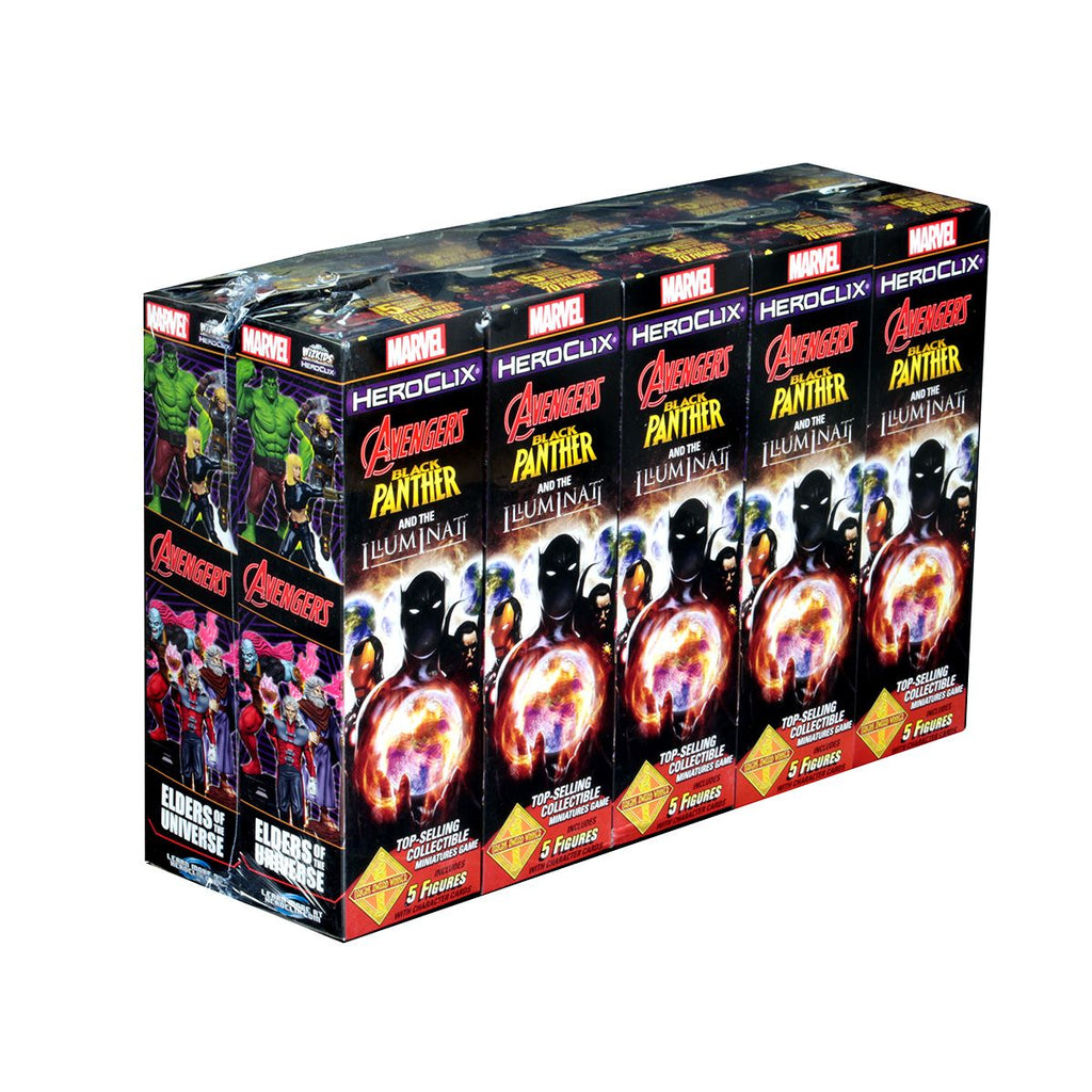 Marvel HeroClix Avengers Black Panther & Illuminati Booster BRICK