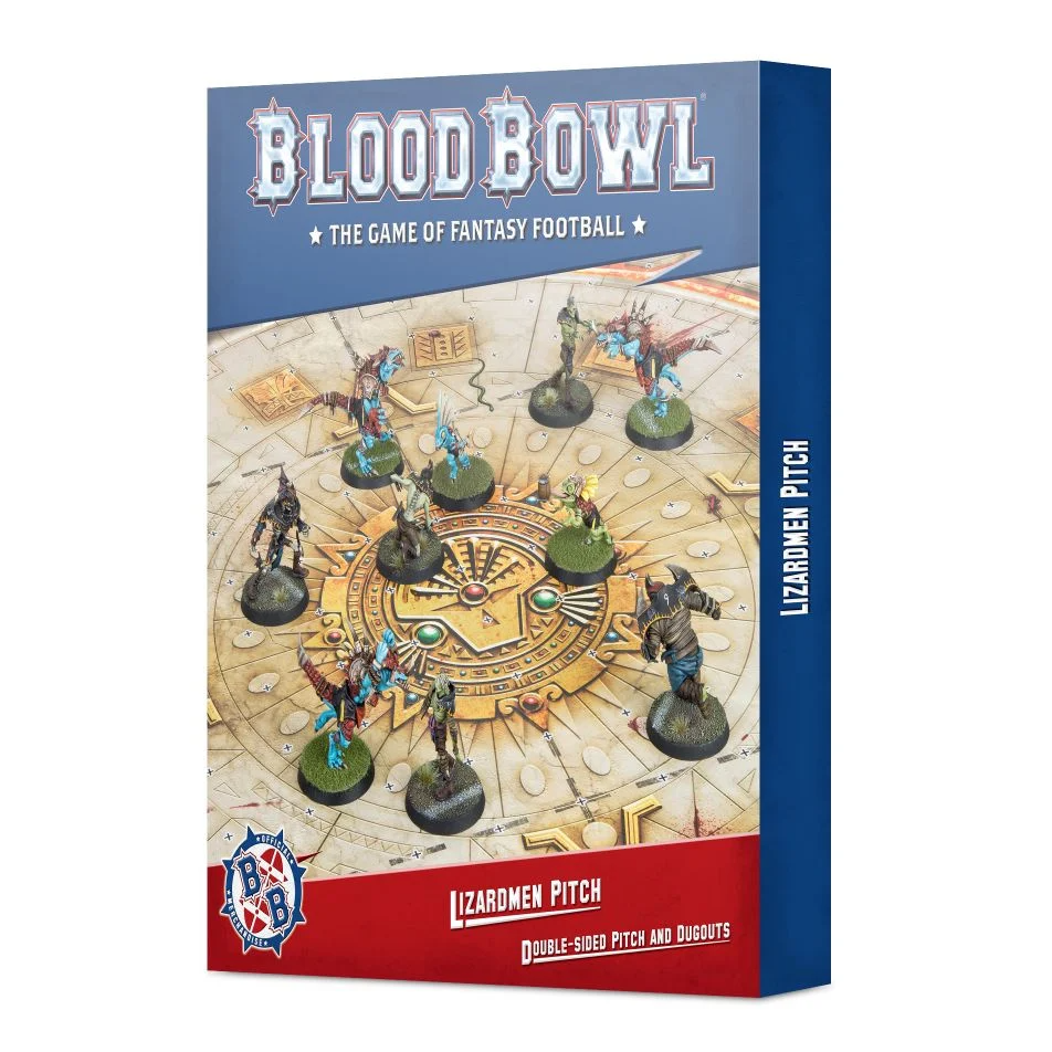 Blood Bowl: Lizardmen Team Pitch & Dugouts