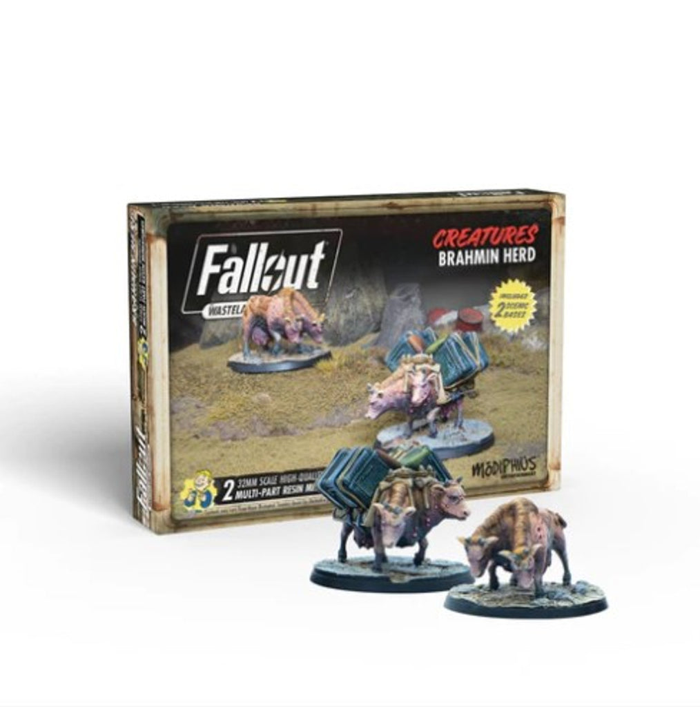 Fallout Wasteland Warfare - Creatures: Brahmin Herd