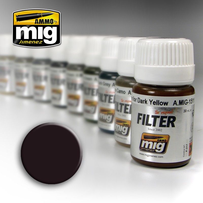 Ammo - AMIG1506 - Filters Brown for Dark Green 35ml