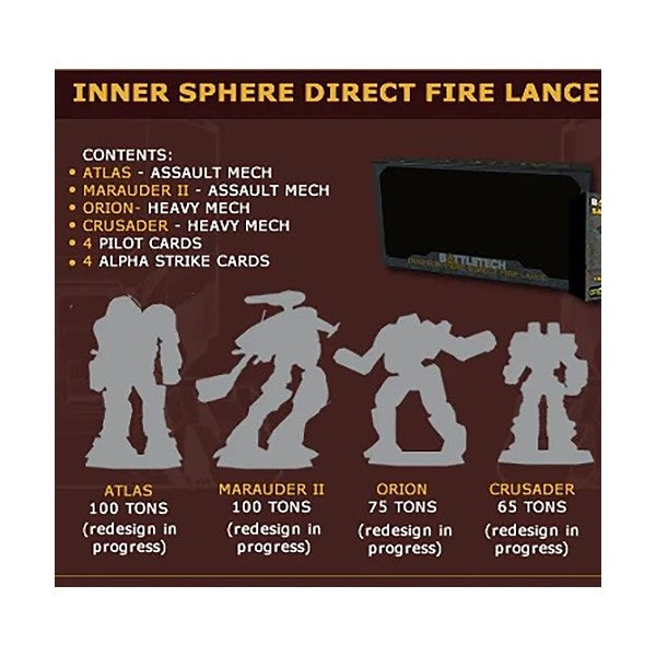 Battletech - Inner Sphere Direct Fire Lance