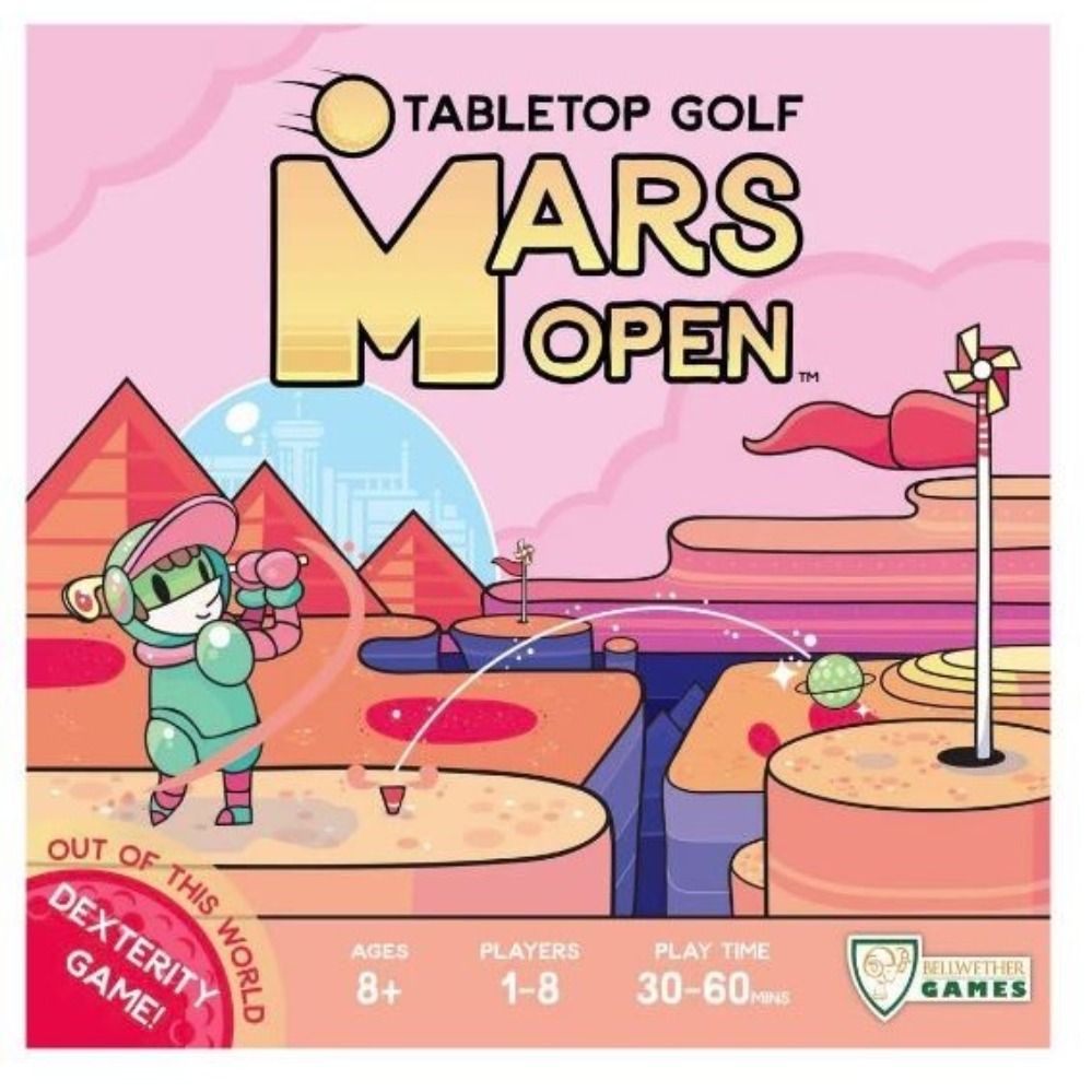 Mars Open Tabletop Golf Boxed Dexterity Game