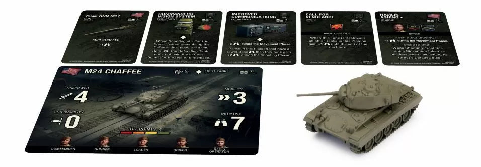 World of Tanks Miniatures Game - WOT44 - American M24 Chaffee