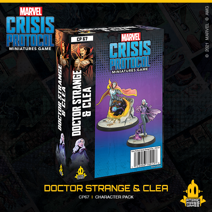 Marvel Crisis Protocol Miniatures Game Doctor Strange & Clea