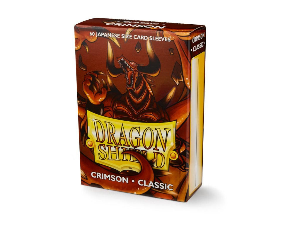 Dragon Shield - Sleeves - Japanese - Box 60 - Classic Crimson