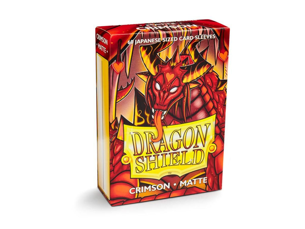 Dragon Shield - Sleeves - Japanese - Box 60 - Crimson Matte