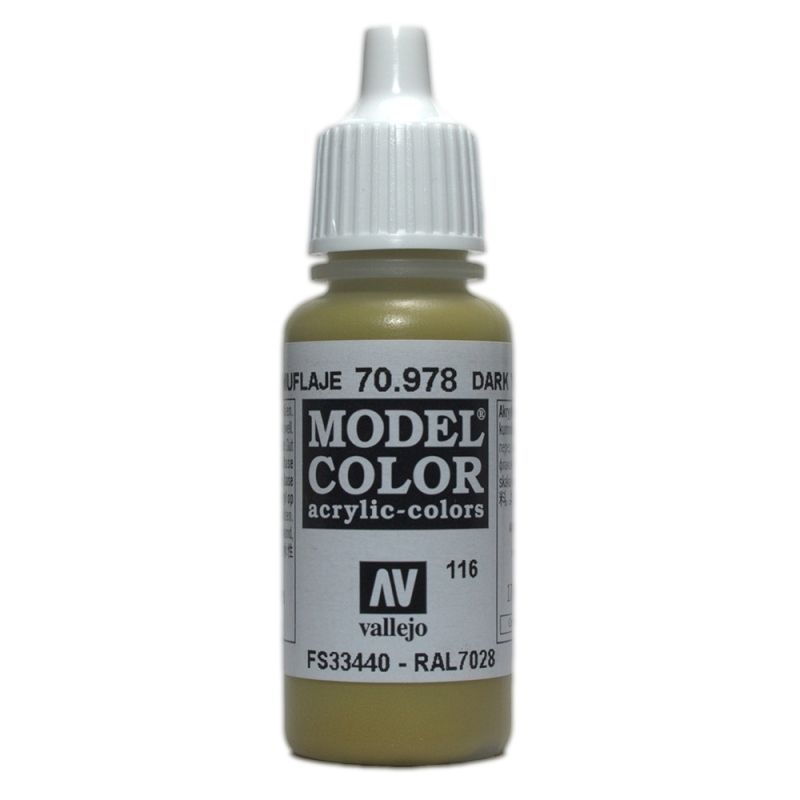 Vallejo - 70.978 - Model Colour - Dark Yellow 17 ml