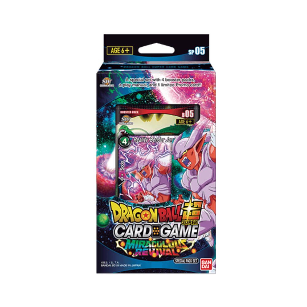 Dragon Ball Super Card Game Series 5 Special Pack DISPLAY 05 Miraculous Revival