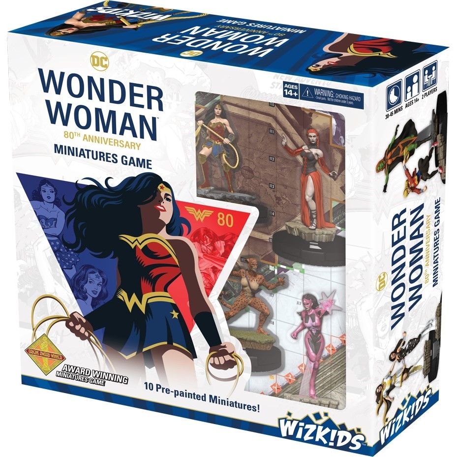 DC Comics Heroclix Wonder Woman 80th Anniversary Miniatures Game