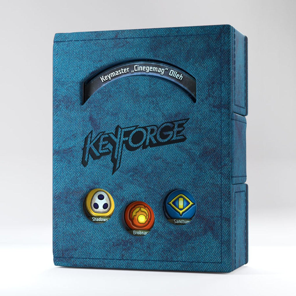 Gamegenic Keyforge Deck Book Blue