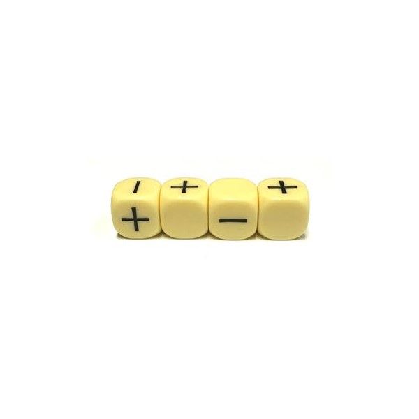 Fudge Dice Ivory (4)