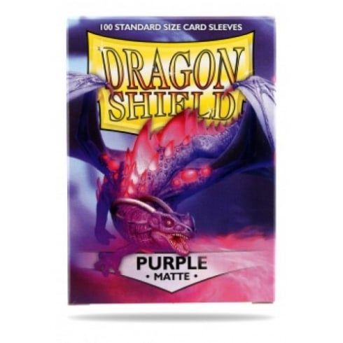 Dragon Shield - Sleeves - Box 100 - Purple MATTE - Standard